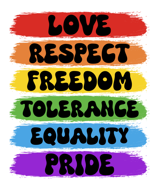 Love Respect Paint Pride T-Shirt