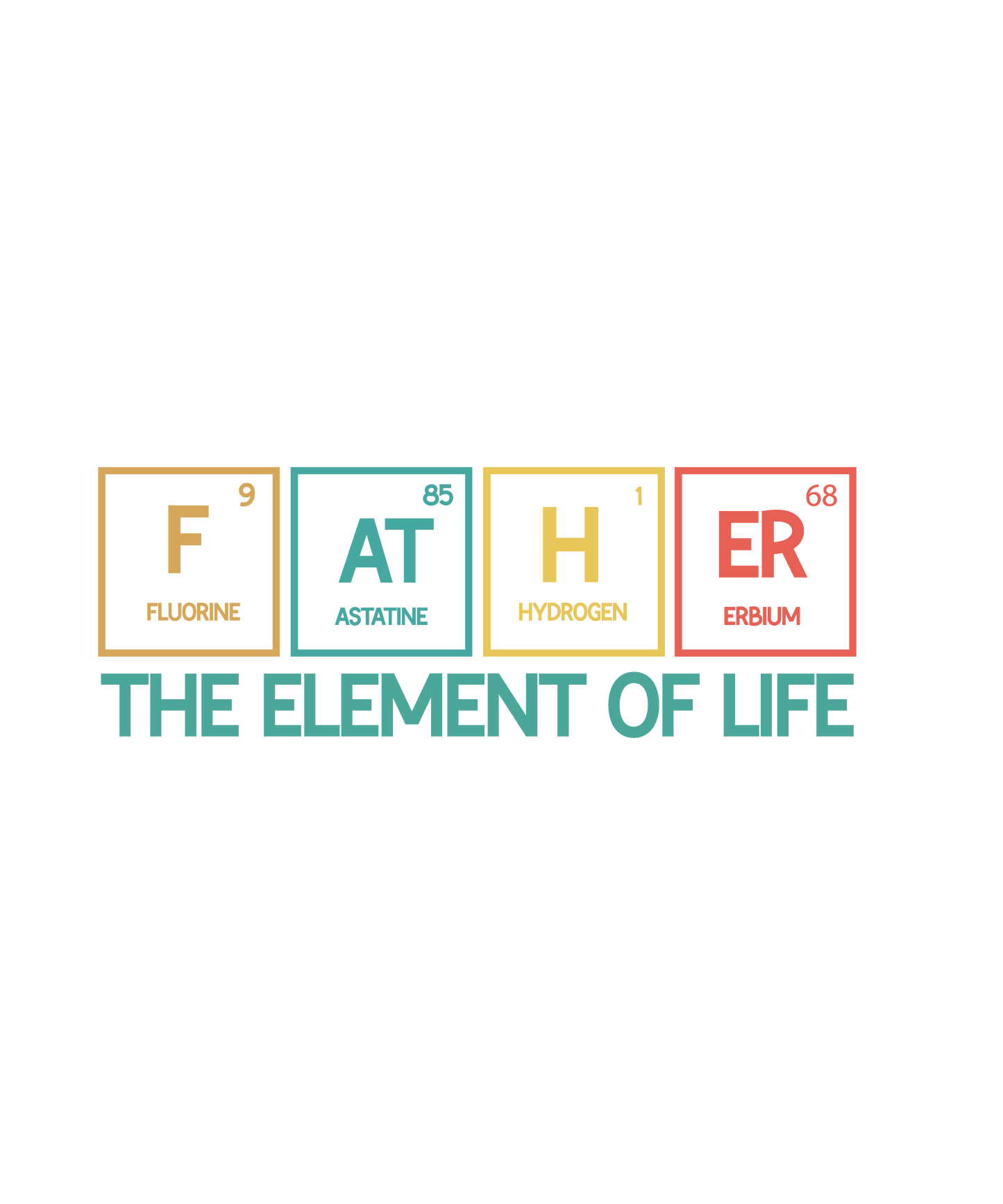 Father's Periodic Table Funny Shirt
